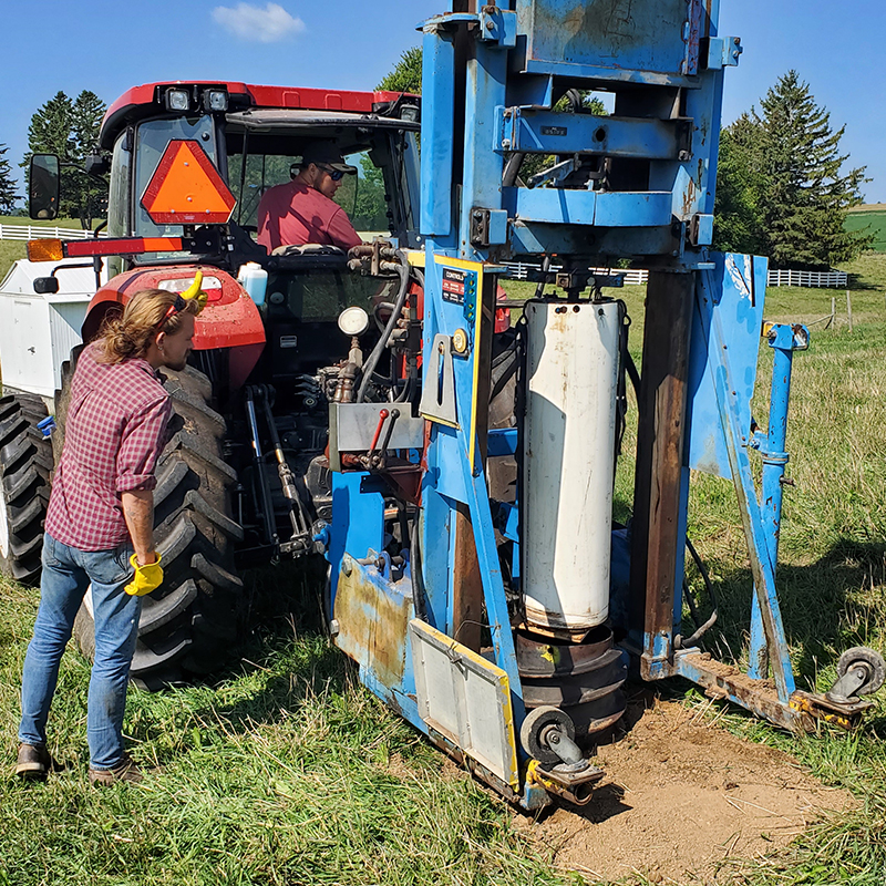 Instruments in the field in Platteville, WI