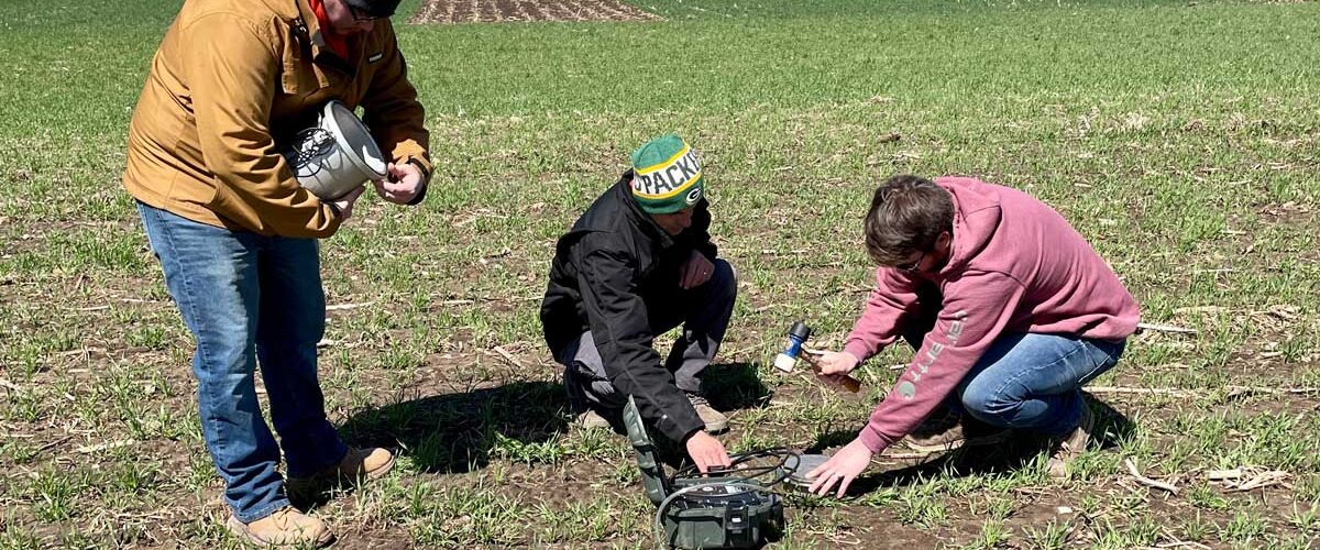 Testing in the field at UW Madison Demonstration Day